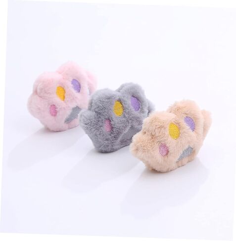 Merryhapy 6pcs Cat Plush Phecking مع تصميم الكرتون رائعتين للعب النشط لممارسة القطط وإمدادات الحيوانات الأليفة الطبيعية لمحبي القط in Kuwait