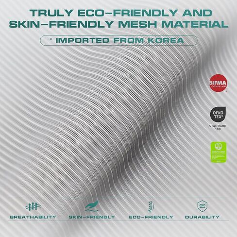 COLAMY Ergonomic Mesh Office Chair, High Back Computer Executive Desk Chair with Adjustable Headrest and 4D Arms, Slide Seat, Tilt Lock-Light Grey in Saudi Arabia