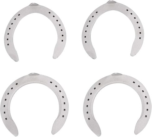 ALUMINUM ALLOY HORSESHOE KIT ANTI SLIP sturdy WEAR FOR HORSE RACING (Type 5(8.3 X 8.3 X 3.5in)) in Saudi Arabia