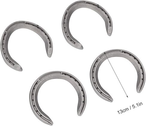 Other Breeding Supplies Horseshoe Kit Wear Horseshoe Set Horseshoe Kit Horse Shoes Sets Sports Horseshoes for Horse Racing Equipment Accessories 4Pcs Aluminium Alloy (6) in Kuwait