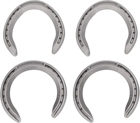 Other Breeding Supplies Horseshoe Kit Wear Horseshoe Set Horseshoe Kit Horse Shoes Sets Sports Horseshoes for Horse Racing Equipment Accessories 4Pcs Aluminium Alloy (6) in Kuwait