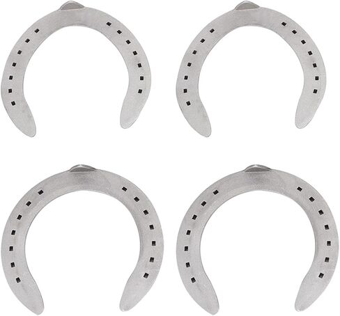 Other Breeding Supplies Horseshoe Kit Wear Horseshoe Set Horseshoe Kit Horse Shoes Sets Sports Horseshoes for Horse Racing Equipment Accessories 4Pcs Aluminium Alloy (6) in Kuwait