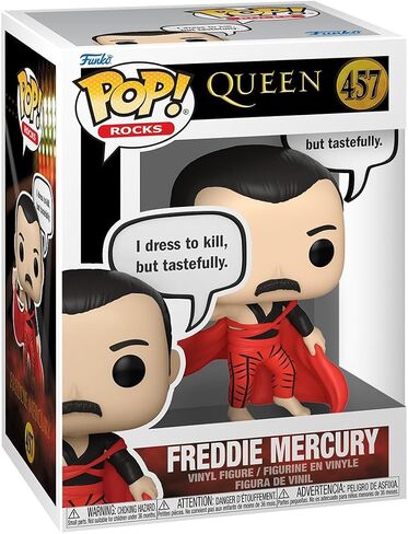 Funko Pop! Sayings: Freddie Mercury - Queen - Collectable Vinyl Figure - Gift Idea - Official Merchandise - Toys for Kids & Adults - Music Fans - Model Figure for Collectors and Display in Saudi Arabia