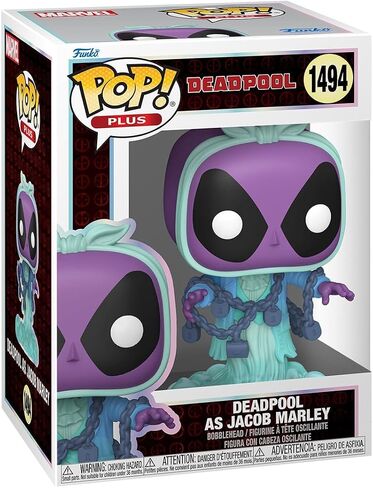 فونكو بوب! بالإضافة إلى ذلك: كلاسيكيات Deadpool الأدبية - Deadpool مثل Jacob Marley - شخصية فينيل قابلة للتحصيل - فكرة الهدية - البضائع الرسمية - ألعاب للأطفال والكبار - عشاق الكتب المصورة in Saudi Arabia