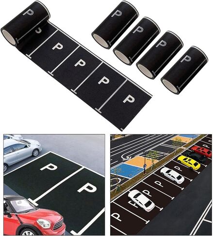 5 ROLLS ROAD TAPE STARK PATERINGE RAILWAY RACE RACK CAR TRACK ROADS CARON in Kuwait