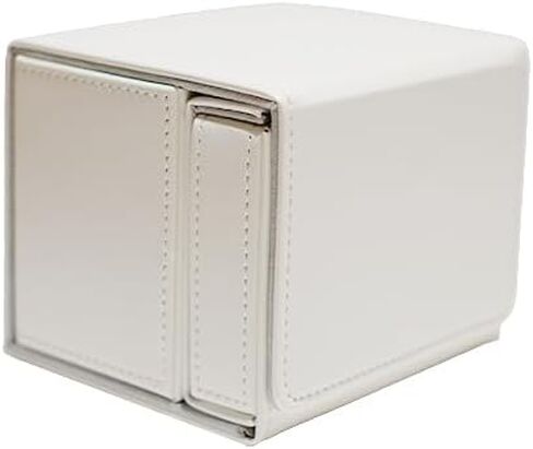 Card Deck Box for Trading Cards Battle Fits 60+ Double-Sleeved Cards anti-loss design for Dice tray and Accessories (black) in Saudi Arabia