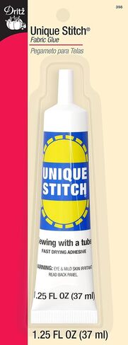 Dritz 398 Unique Stitch Stitchless Sewing Liquid Adhesive, Clear, 1.25-Fluid Ounce in Saudi Arabia