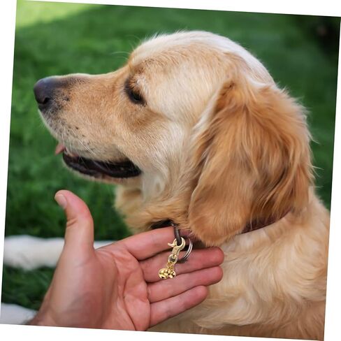balacoo 4Pcs Pet Collar Bells Pendant with Design Loud Sound Dog Cat Collar Charms for Tracking and Decoration Lightweight Keychain Accessories in Saudi Arabia