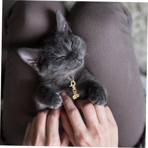 balacoo 4Pcs Pet Collar Bells Pendant with Design Loud Sound Dog Cat Collar Charms for Tracking and Decoration Lightweight Keychain Accessories in Saudi Arabia