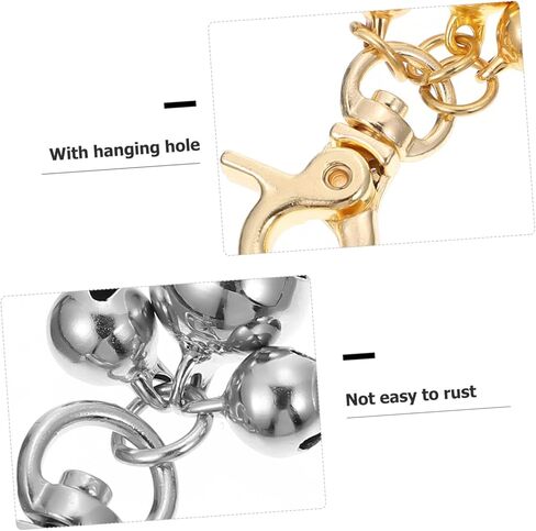 Totority 4pcs سحر طوق القط مع أجراس مزدوجة بصوت عال معلقات معلقات الزنك سبيكة الحيوانات الأليفة للديكور وسلاسل المفاتيح in Saudi Arabia