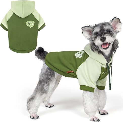 KYEESE Dog Hoodie for Small Dogs Soft Pullover Dog Sweater for Daily Wear in Kuwait