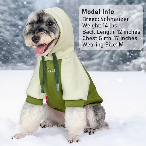 KYEESE Dog Hoodie for Small Dogs Soft Pullover Dog Sweater for Daily Wear in Kuwait