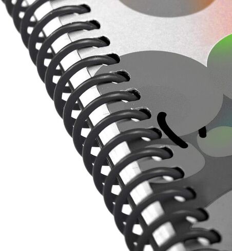 Gloglow 20pcs 30 Hole-Hole-Leaf Comb Combinings roldings blastic rolling rolds fluds repling spring spring reps for a4 paper book binding (11mm-black) in Saudi Arabia