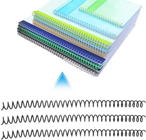 Gloglow 20pcs 30 Hole-Hole-Leaf Comb Combinings roldings blastic rolling rolds fluds repling spring spring reps for a4 paper book binding (11mm-black) in Saudi Arabia