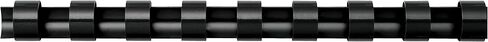 زملائه 52366 روابط مشط بلاستيكي ، قطرها 1/4 بوصة ، 20 ورقة ، سوداء ، 100 كوم/حزمة in Saudi Arabia