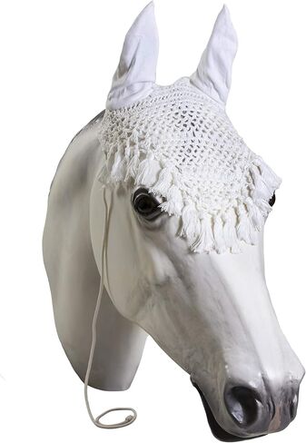 Horse Fly Bonnet with Tassels- Horse and Pony Sizes (Horse, Purple) in Kuwait