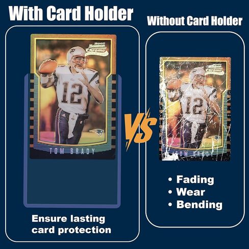 200 Hard Card Sleeves Card Toploaders for Protection for Baseball Football Premium Top Loaders for Cards, Ensuring Safety (200 Hard Sleeves) in Saudi Arabia