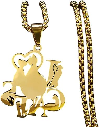 New 2026 Kute Fashion Female Animal Cat Pet Necklace Stainless Pendant Jewelry Collar Acceroinoxidable N2101S01 Trendy Accessories Creative Gift in Saudi Arabia
