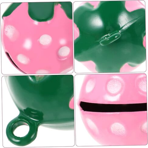 Luxshiny 10Pcs Strawberry Shaped Pet Pendants Metal Collar Charms Cute Pink Accessories for Bags Backpacks DIY Keychain Craft Supplies in Saudi Arabia