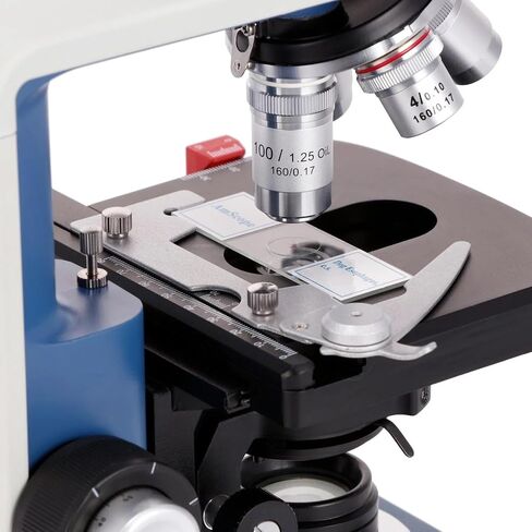 40X-2500X USB-C Rechargeable Student Binocular Compound Microscope W/3D Two-Layer Mechanical Stage, Achromatic Objective(B120C-R-DMH18070) in Saudi Arabia