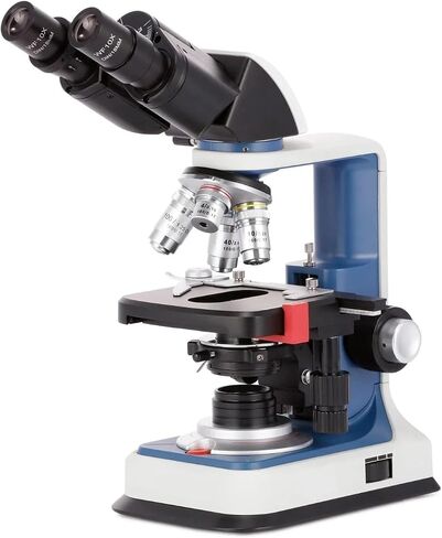 40X-2500X USB-C Rechargeable Student Binocular Compound Microscope W/3D Two-Layer Mechanical Stage, Achromatic Objective(B120C-R-DMH18070) in Saudi Arabia