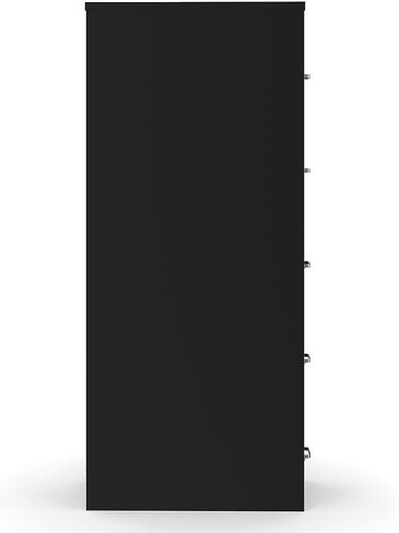دبابيس 5-Drawer Cabinet Vertical File Cabinet ، مستندات حجم الرسالة ، قابلة للقفل ، 26.5 "D x 15" W x 61.38 "H ، Black in Saudi Arabia