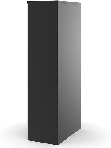 دبابيس 5-Drawer Cabinet Vertical File Cabinet ، مستندات حجم الرسالة ، قابلة للقفل ، 26.5 "D x 15" W x 61.38 "H ، Black in Saudi Arabia