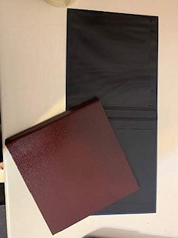 Executive Deskbook Check Cover (Burgundy) in Saudi Arabia