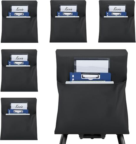 6 Pack Chair Pockets for Classrooms, 16×19 Inch Seat Back Organizer,Student Storage with Name Tag for Keeping School, Classroom, and Home Tables Organized in Saudi Arabia