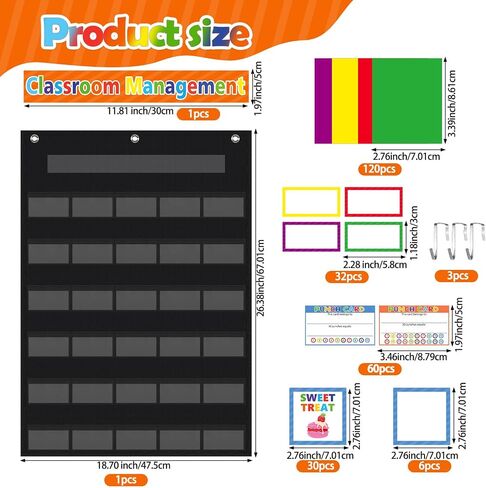 Pajean 253 PCS سلوك الطالب مخطط جيب لسلوك الفصول الدراسية موارد إدارة المسار المكافأة نشرة Board in Kuwait