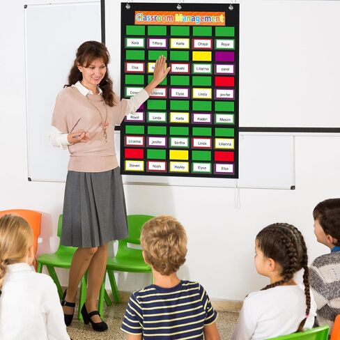Pajean 253 PCS سلوك الطالب مخطط جيب لسلوك الفصول الدراسية موارد إدارة المسار المكافأة نشرة Board in Kuwait