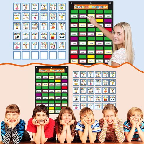 Pajean 253 PCS سلوك الطالب مخطط جيب لسلوك الفصول الدراسية موارد إدارة المسار المكافأة نشرة Board in Kuwait