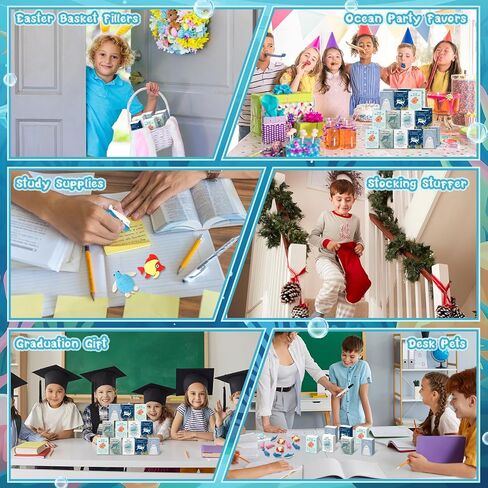 50 مجموعة هدايا طالب المدرسة ، الدعم العاطفي ، محو الحيوانات ، المكتب ، المكتب ، المكتبي ، ألعاب القلم القلم ، ألعاب القلم رصاص ، مع صناديق الصناديق للفصول الدراسية للمدرسة (الحيوانات) in Kuwait