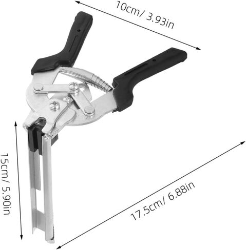 VICASKY 1set Shaped Nail Ring Pliers Kit with Wire Cage Clips Ergonomic Heavy-Duty Tool for Fence Repair Chicken Coop Rabbit Cage and Bird Enclosure Fixing in Saudi Arabia