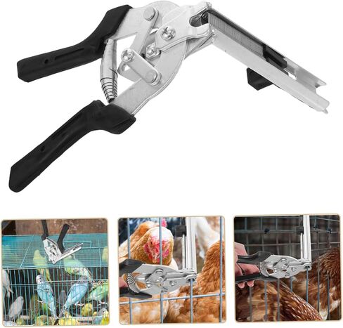 VICASKY 1set Shaped Nail Ring Pliers Kit with Wire Cage Clips Ergonomic Heavy-Duty Tool for Fence Repair Chicken Coop Rabbit Cage and Bird Enclosure Fixing in Saudi Arabia