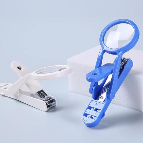 Totority 2pcs قنفذ الهامستر القنفذ الكليبرز مكبرة العدسة المحمولة قطع الأظافر الحيوانات الأليفة للحيوانات الصغيرة من السهل استخدام القمصات للاستمالة الآمنة in Kuwait