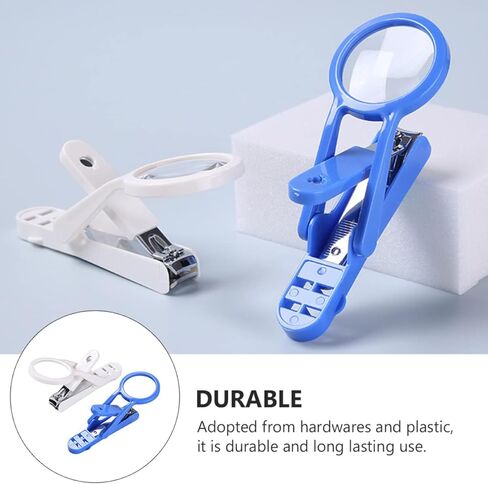 Totority 2pcs قنفذ الهامستر القنفذ الكليبرز مكبرة العدسة المحمولة قطع الأظافر الحيوانات الأليفة للحيوانات الصغيرة من السهل استخدام القمصات للاستمالة الآمنة in Kuwait