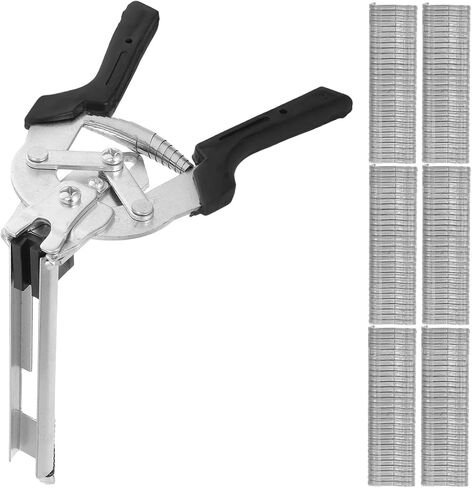Milisten 1set Shaped Nail Pliers Kit for Assembling Chicken and Bird Cages Includes Resistant Nails for Easy Repairs and Fastening of Fencing and Enclosures in Saudi Arabia