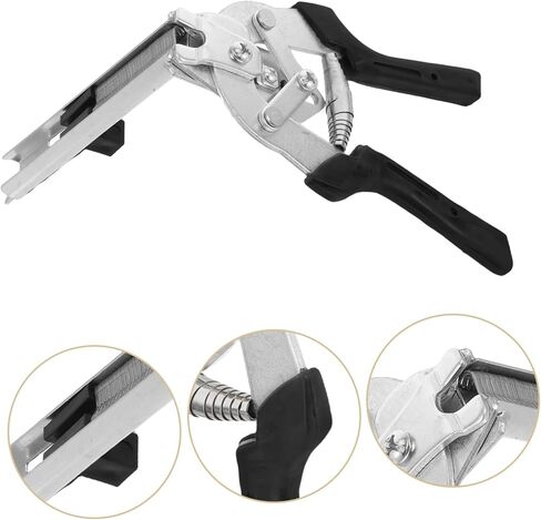Milisten 1set Shaped Nail Pliers Kit for Assembling Chicken and Bird Cages Includes Resistant Nails for Easy Repairs and Fastening of Fencing and Enclosures in Saudi Arabia