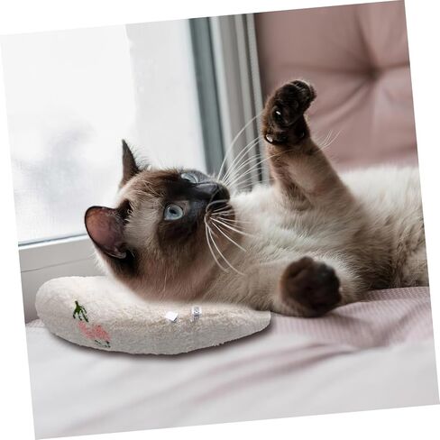 Bestonzon 3pcs Pet Sleeping Palow Cushion وسادة الحماية من الرقبة الناعمة للقطط والكلاب سرير حيوان أليف محمول وقابل للغسل للنوم العميق للجرو والقطط in Kuwait