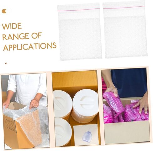 Magiclulu Double Layer Bubble Cushioning Sealers مع إغلاق ختم ذاتيًا لشحن شحن آمن مواد تخزين PE in Saudi Arabia