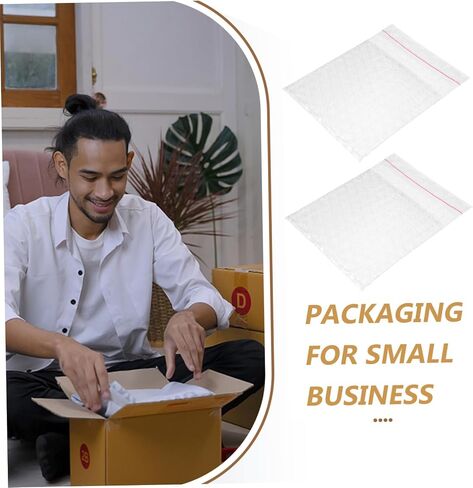 Magiclulu Double Layer Bubble Cushioning Sealers مع إغلاق ختم ذاتيًا لشحن شحن آمن مواد تخزين PE in Saudi Arabia