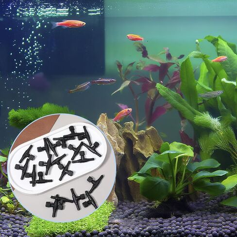 20 Pcs Aquarium Air Control Valves for 3/16" (4mm) ID Airline Tubing, Adjustable Black T Shaped Hose Connectors Single Way Plastic Air Flow Controllers Regulators Pump Accessories in Saudi Arabia