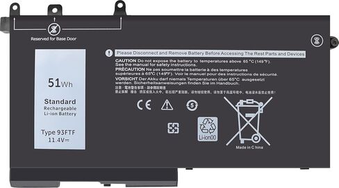 GJKNX 68WH بطارية كمبيوتر محمول لديل خط العرض 5480 5580 5280 5288 5488 5580 5590 5591 5490 5491 5495 E5480 E5580 E5490 E5590 الدقة 15 3520 3530 سلسلة GD1JP DY9NT 5YHR4 451 -BBZG 7.6 فولت 4 خلايا in Saudi Arabia