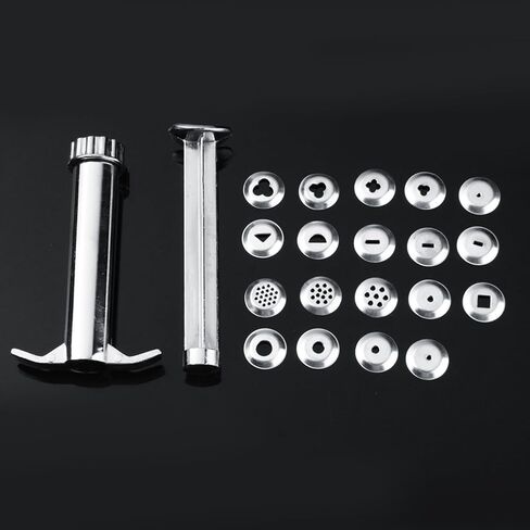 مجموعة بندقية بثق Culnflun ، 19 أداة بثق القرص ، سبيكة الزنك سهلة التنظيف ، من أجل البوليمر الطين الخبز الخبز الخبز العجين in Kuwait