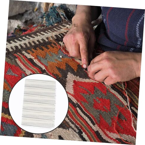 Veemoon 1pc Tapestry Mesh Carpet Supplies Lightweight Rug Hooking Material for Projects Durable for Custom Lengths for Pillowcases and Cushions in Saudi Arabia