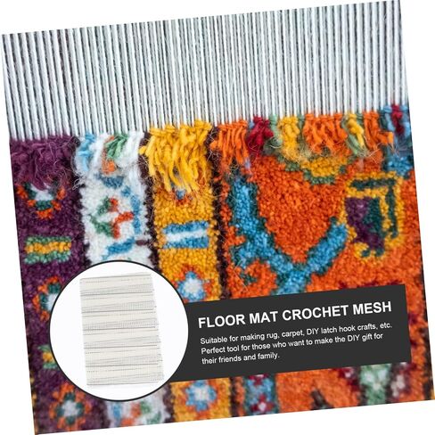 Veemoon 1pc Tapestry Mesh Carpet Supplies Lightweight Rug Hooking Material for Projects Durable for Custom Lengths for Pillowcases and Cushions in Saudi Arabia