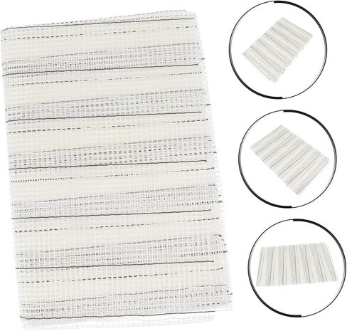 HOMSFOU Carpet Making Mesh Blank Rug Hooking Mesh Lightweight Easy to Cut Rug Hooking Material for DIY in Saudi Arabia