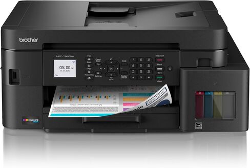 Brother INKvestment Tank 980 Wireless and Ethernet Color Inkjet All-in-One Printer with Multipurpose Tray | Includes up to 3 Years of Ink in-Box(1) and 3-Year Limited Warranty(2) (MFC-T980DW) in Saudi Arabia