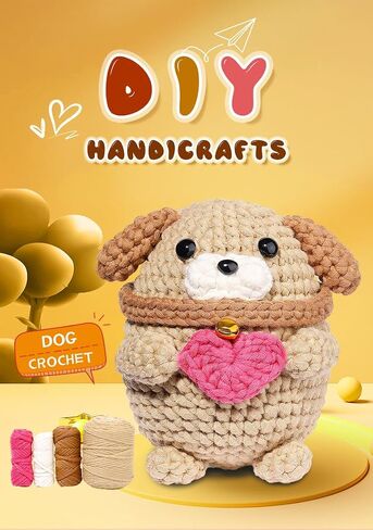مجموعة Swiftgo Crochet Kit للمبتدئين ، 2pcs مجموعات الحيوانات الكروشيه مع دروس فيديو خطوة بخطوة ، ومبتدئين amigurumi starter starter للأطفال البالغين ، هدية عيد ميلاد العطلة in Saudi Arabia